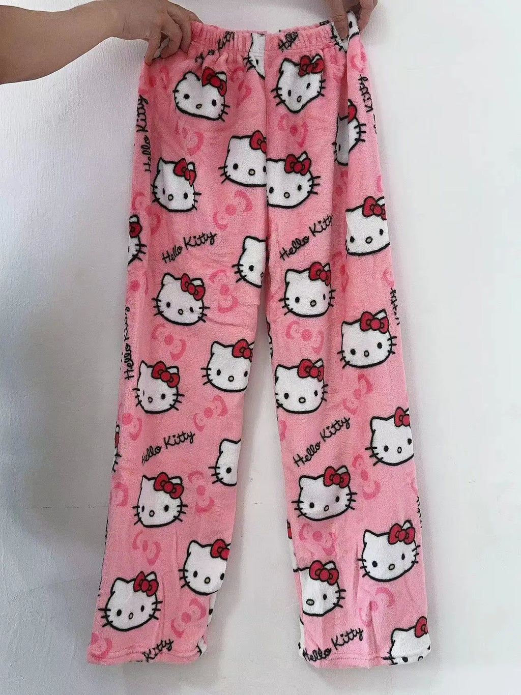 Y2K Hello Kitty Pajamas Pants Sanrio Anime Women's Pajama Pants Cartoon Fashion Home Sleepwear Trousers Leisure Home Clothing