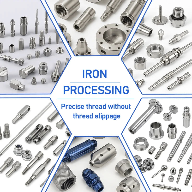 OEM Custom Fabrication for Precision Iron Stainless Steel Aluminum-CNC Milling Turning Machinery Part CNC Machining Services Set