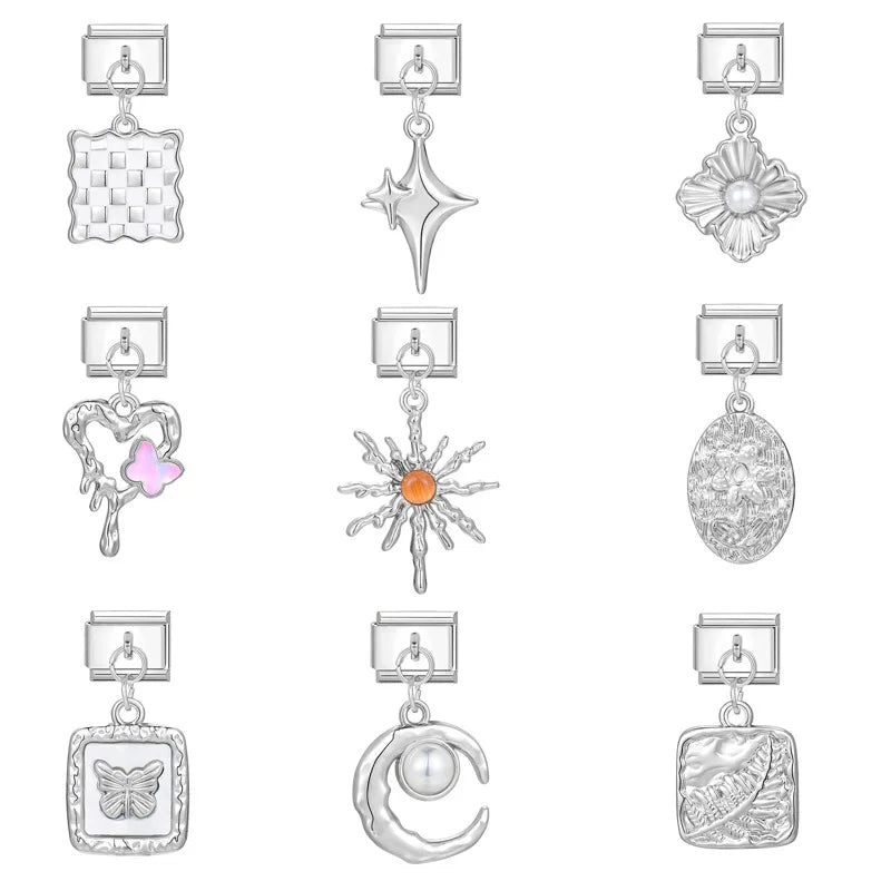 Italian Handmade Retro Craft Bracelet Cross-Border Creative DIY Jewelry Modules Fashion Charm Bracelets Pendant Accessory