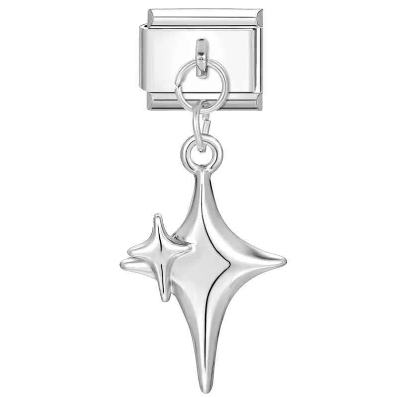 Italian Handmade Retro Craft Bracelet Cross-Border Creative DIY Jewelry Modules Fashion Charm Bracelets Pendant Accessory