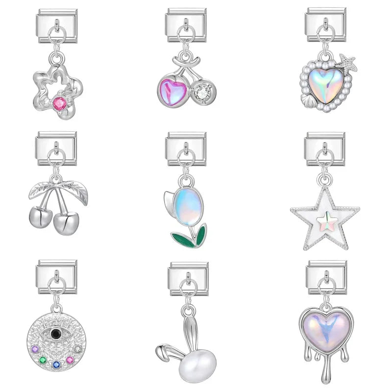 Italian Handmade Retro Craft Bracelet Cross-Border Creative DIY Jewelry Modules Fashion Charm Bracelets Pendant Accessory