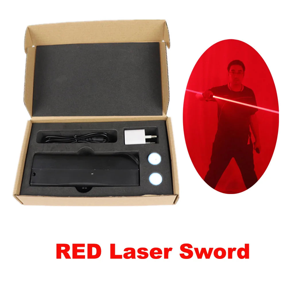 Mini Dual Direction Green Red Bule Laser Sword For Laser Man Show 532nm 200mW Double Headed Wide Beam Laser
