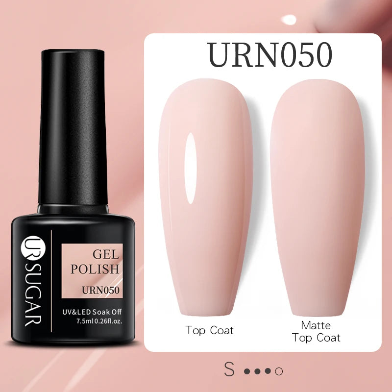 UR SUGAR 15ml Extension Nail Gel Polish Camouflage Nude Pink Semi Permanent UV Hard Gel Nails Finger Prolong Acrylic Varnish
