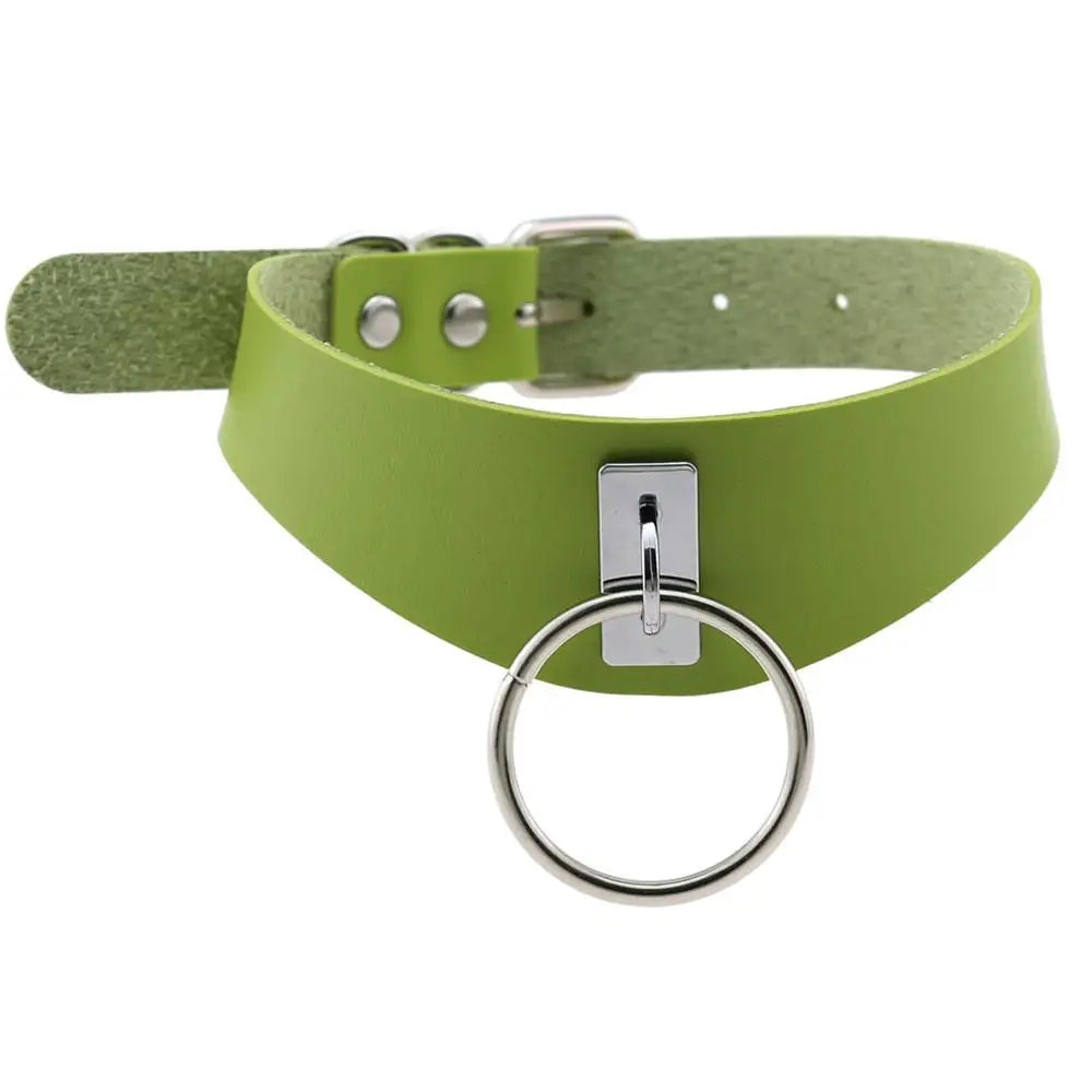 Goth Choker Necklace for Women Black Leather Chokers Harajuku Sexy Cosplay Chocker Dark Fashion Halloween Accessories