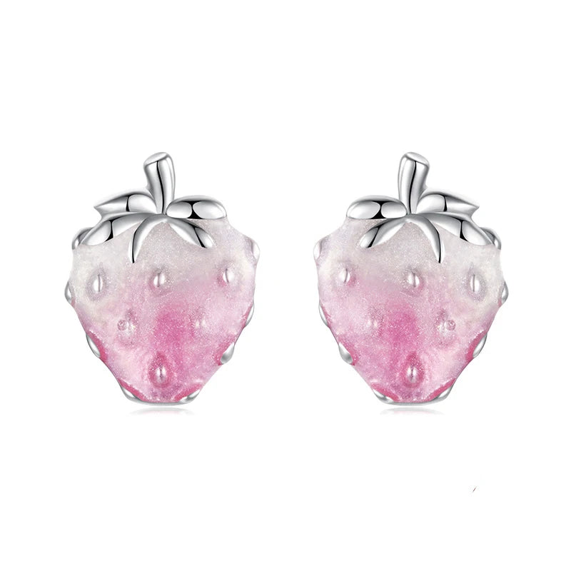 Saturn Cute Trendy Rose Gold Plated Sterling Silver Tassel Stud Earrings Zircon & Pearl Inlaid Ball Cuff Earrings Gift