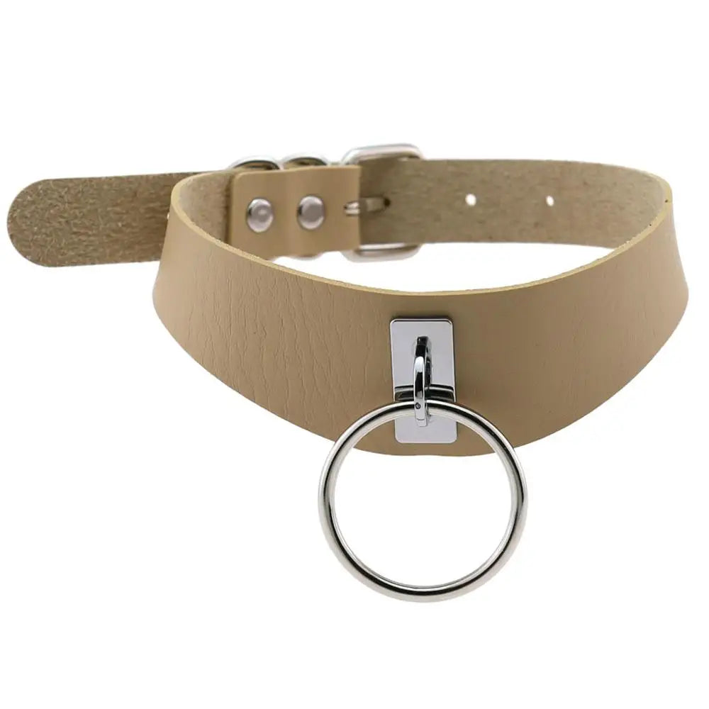 Goth Choker Necklace for Women Black Leather Chokers Harajuku Sexy Cosplay Chocker Dark Fashion Halloween Accessories