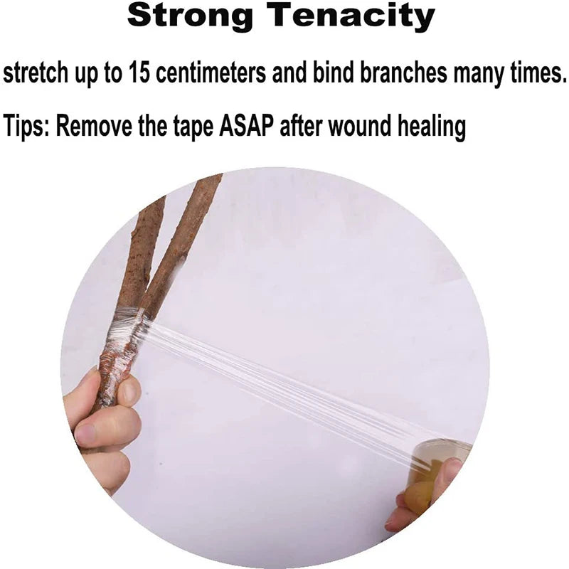 Garden 20x200M 25x200m Barrier Nursery Tape Stretchable Grafting Floristry Film