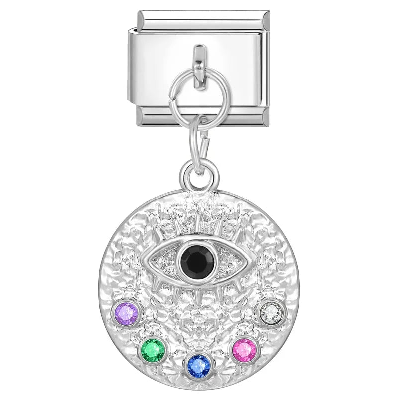 Italian Handmade Retro Craft Bracelet Cross-Border Creative DIY Jewelry Modules Fashion Charm Bracelets Pendant Accessory