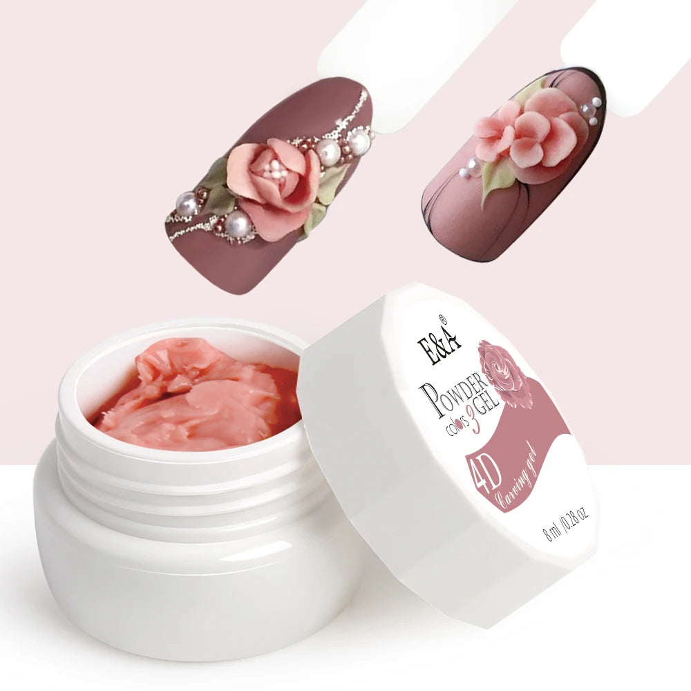 Modeling Plasticine Gel Nail Polish Non Stick Art Design 3D UV Gelpolish E&A Professional Nail Painting Sculpture Gel Varnish