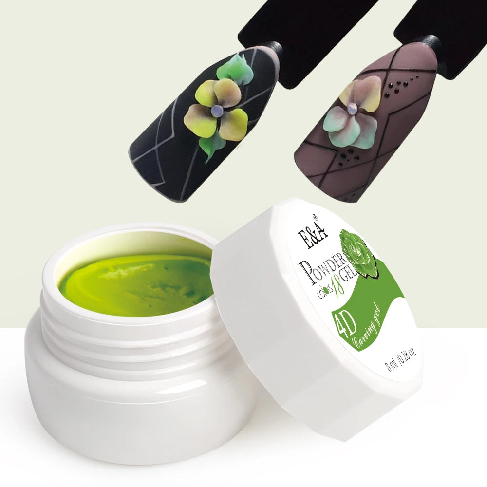 Modeling Plasticine Gel Nail Polish Non Stick Art Design 3D UV Gelpolish E&A Professional Nail Painting Sculpture Gel Varnish