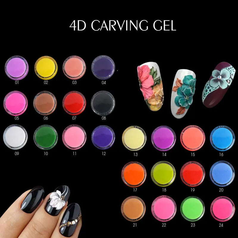 Modeling Plasticine Gel Nail Polish Non Stick Art Design 3D UV Gelpolish E&A Professional Nail Painting Sculpture Gel Varnish