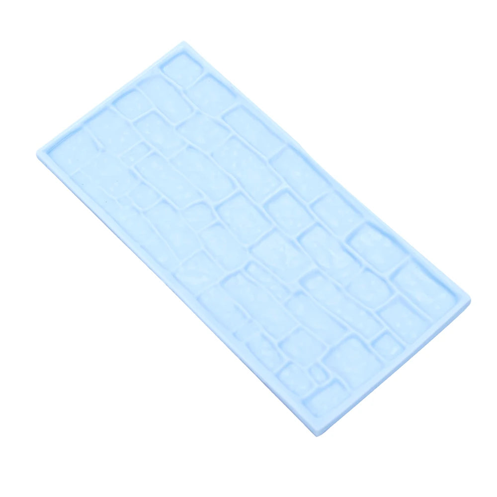 2pc Tree Bark Texture Wood Pattern Stone Mat Fondant Silicone Mould Cake Decoration Sugar Mold Baking Sugarcraft Chocolate Mold