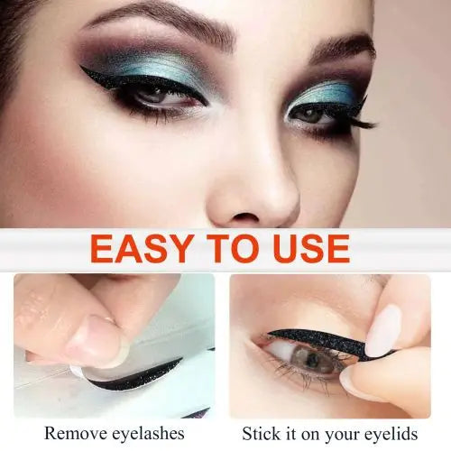 West Month Reusable Eyeliner Stickers  Double Eyelid Stage Makeup Party Nightclub
