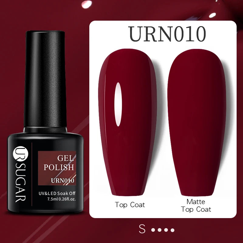 UR SUGAR 15ml Extension Nail Gel Polish Camouflage Nude Pink Semi Permanent UV Hard Gel Nails Finger Prolong Acrylic Varnish