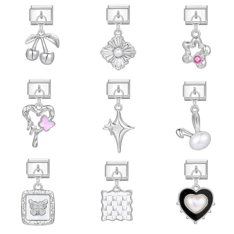 Italian Handmade Retro Craft Bracelet Cross-Border Creative DIY Jewelry Modules Fashion Charm Bracelets Pendant Accessory