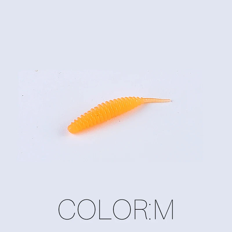 Supercontinent worm bait soft bait Tanta 25mm/100pcs fishing lures Pesca carp fishing bass lure Isca artificial