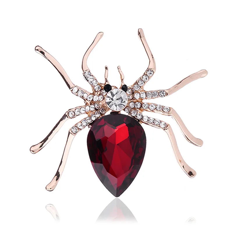 Brooches For Women Classic Spider Insect Pins For Man Neckline Front Of Clothes Halloween Gift Jewelry Charms