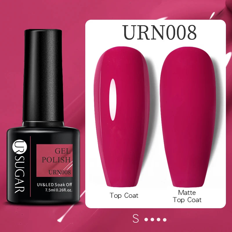 UR SUGAR 15ml Extension Nail Gel Polish Camouflage Nude Pink Semi Permanent UV Hard Gel Nails Finger Prolong Acrylic Varnish