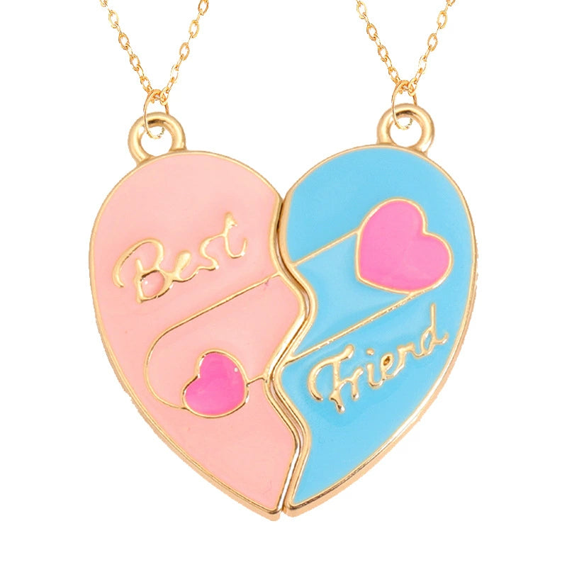 Good Friend Magnetic Kids Girlfriends Student Pair Necklace