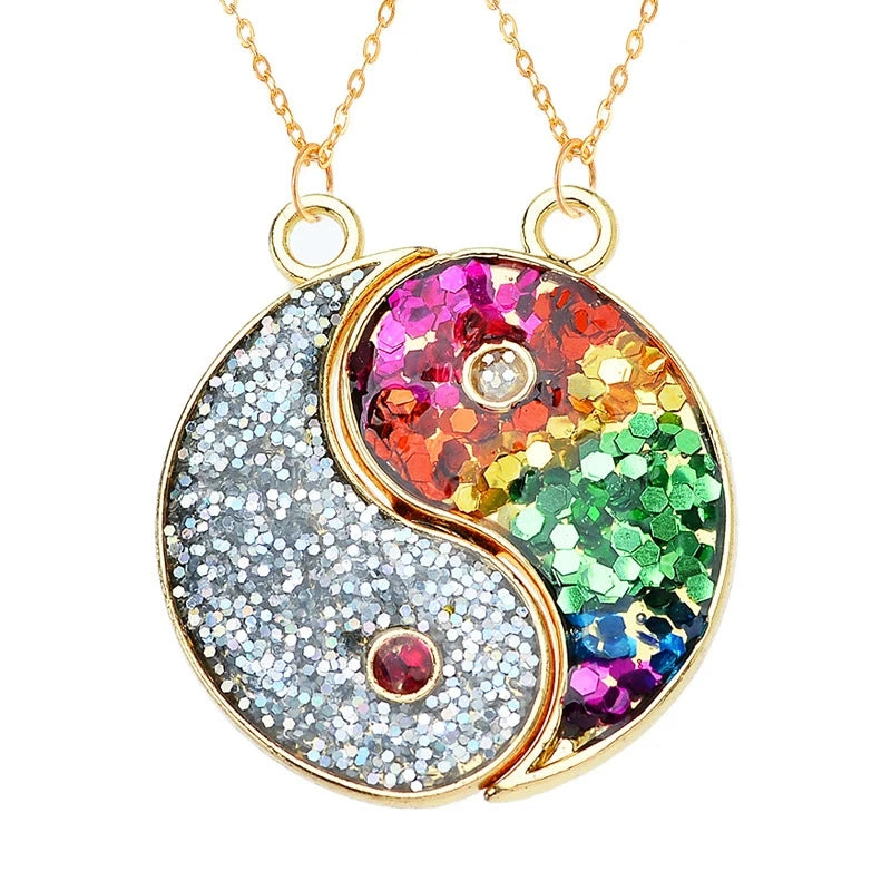 Good Friend Magnetic Kids Girlfriends Student Pair Necklace