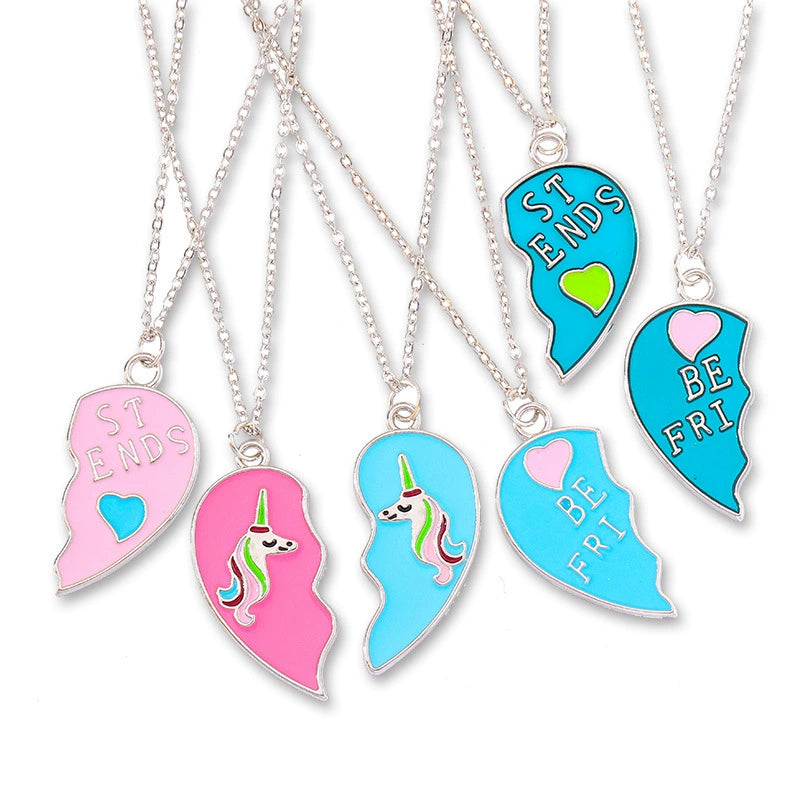 Good Friend Magnetic Kids Girlfriends Student Pair Necklace