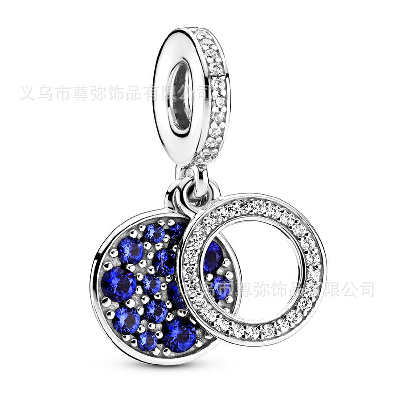 Diy handmade beaded star moon owl turtle hanging blue zinc alloy jewelry wholesale