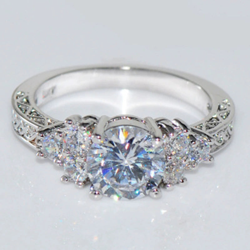 Moissanite Artificial Diamond Wedding Gift for Girlfriend