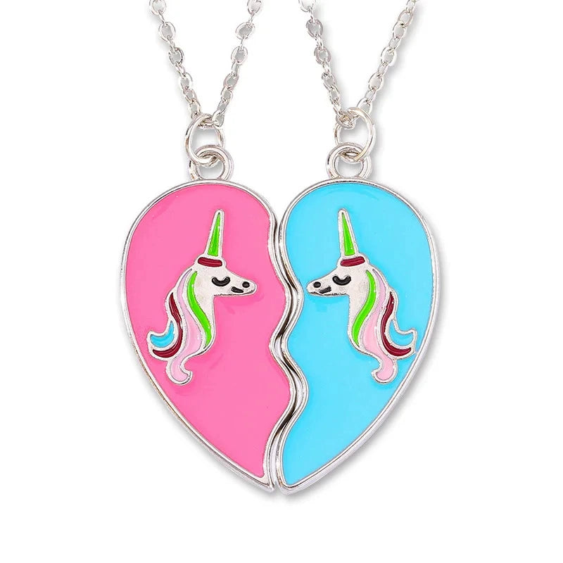 Good Friend Magnetic Kids Girlfriends Student Pair Necklace