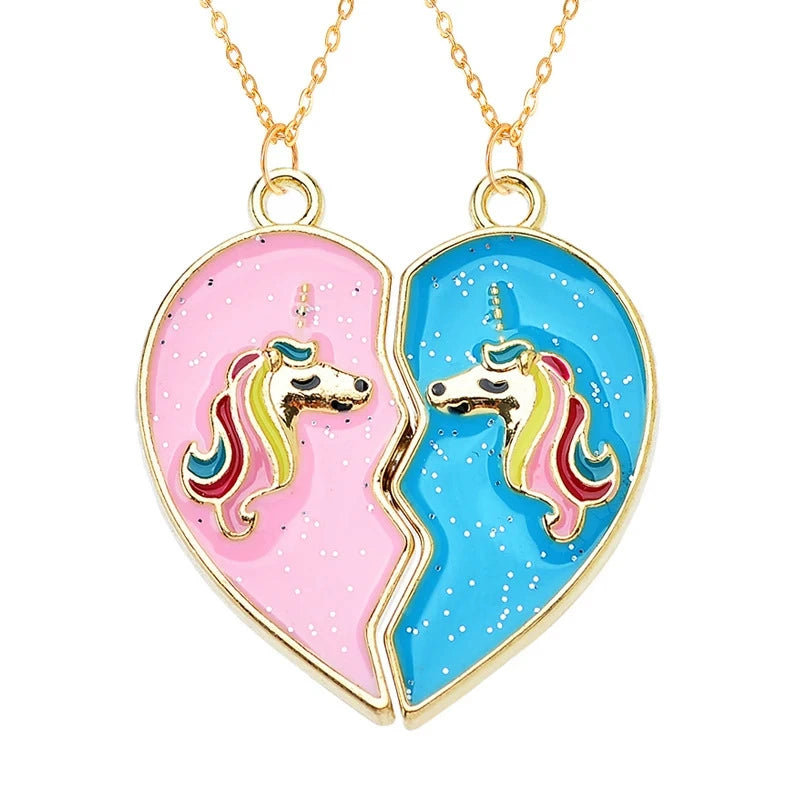 Good Friend Magnetic Kids Girlfriends Student Pair Necklace