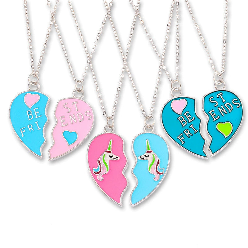 Good Friend Magnetic Kids Girlfriends Student Pair Necklace