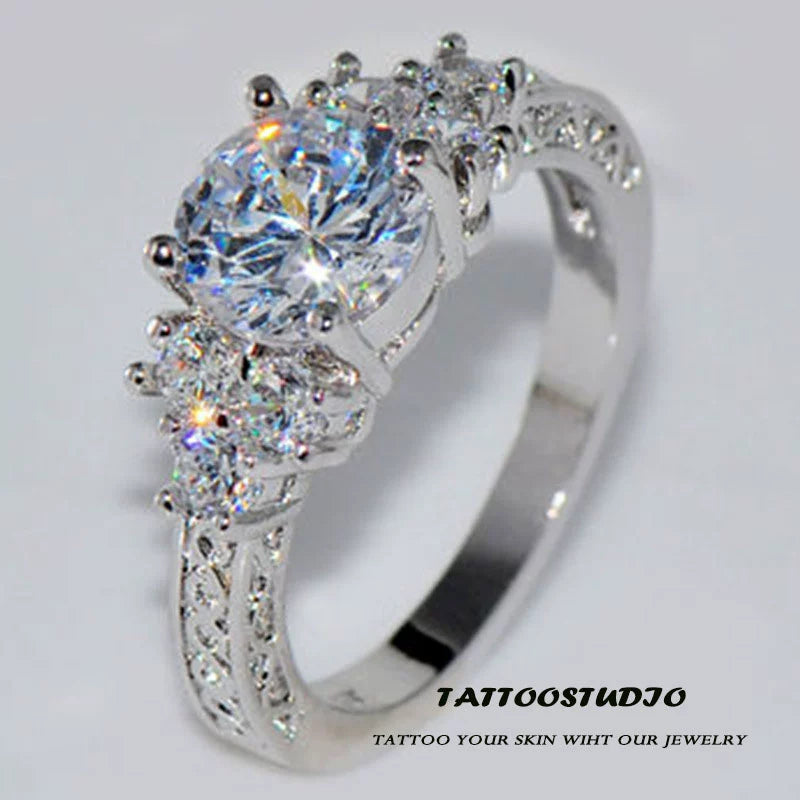 Moissanite Artificial Diamond Wedding Gift for Girlfriend