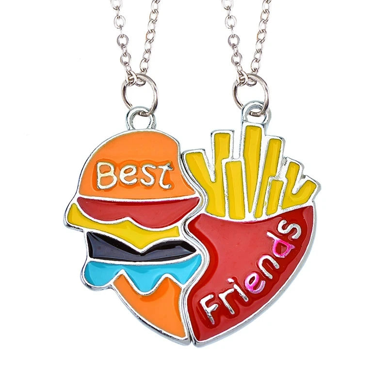 Good Friend Magnetic Kids Girlfriends Student Pair Necklace