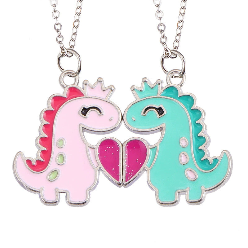 Good Friend Magnetic Kids Girlfriends Student Pair Necklace