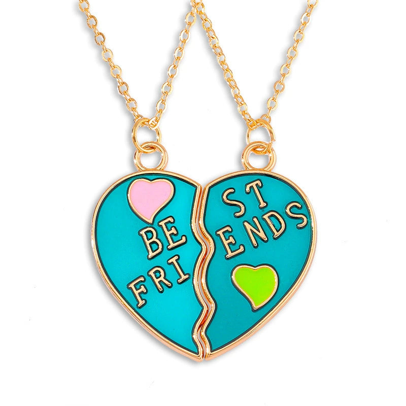 Good Friend Magnetic Kids Girlfriends Student Pair Necklace