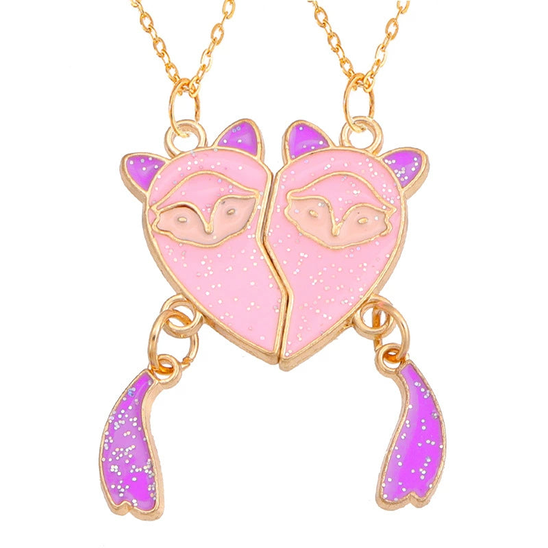 Good Friend Magnetic Kids Girlfriends Student Pair Necklace