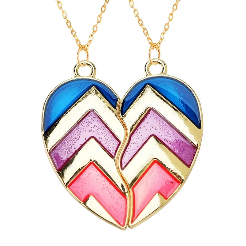 Good Friend Magnetic Kids Girlfriends Student Pair Necklace