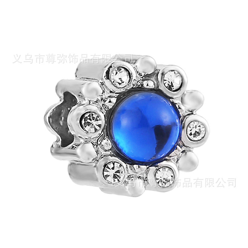 Diy handmade beaded star moon owl turtle hanging blue zinc alloy jewelry wholesale