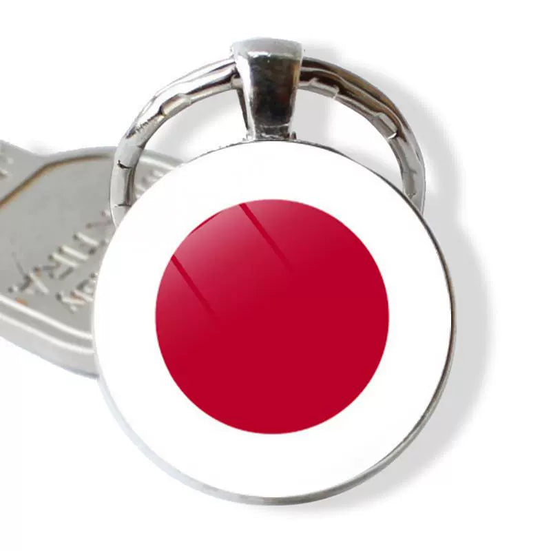 New Arrival Ukraine Russia US Keychain Pendant Cross-Border New Accessories Metal Key Ring Creative Gift