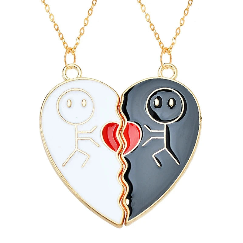 Good Friend Magnetic Kids Girlfriends Student Pair Necklace