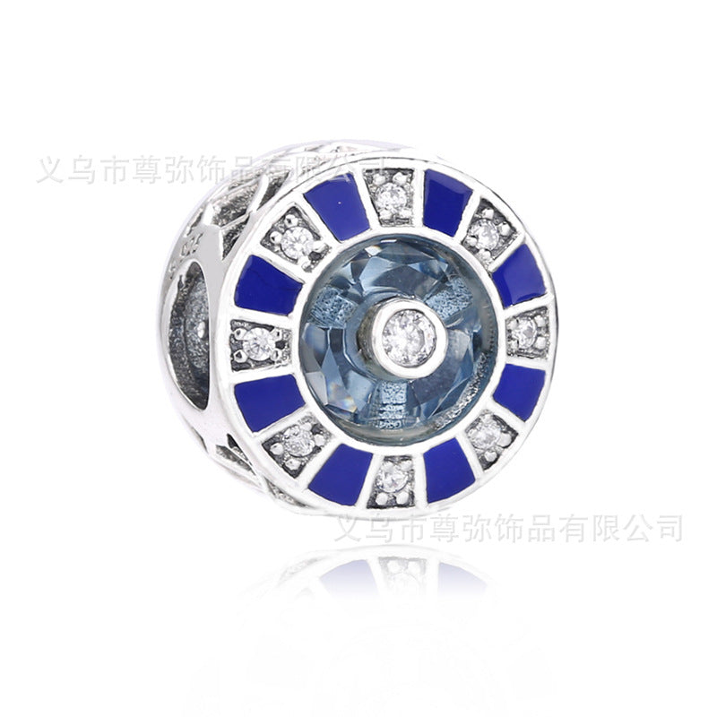 Diy handmade beaded star moon owl turtle hanging blue zinc alloy jewelry wholesale