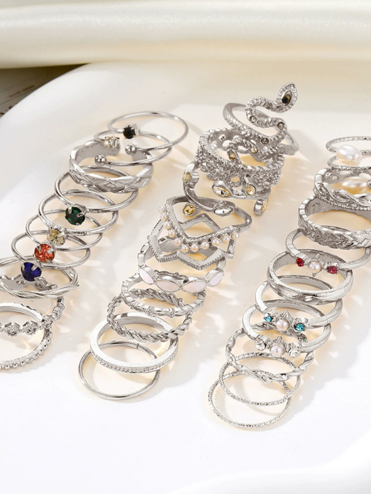 Snake Year Zodiac Year Opening Ring Suit Female 2024 New Arrival Accessible Luxury Fancy Ring Special-Interest Design