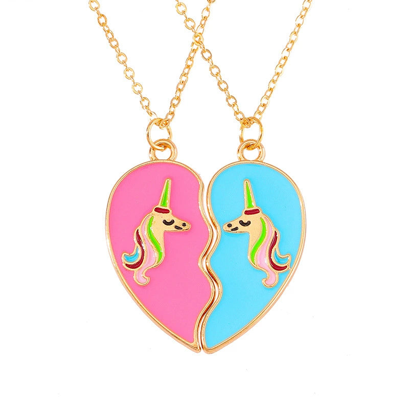 Good Friend Magnetic Kids Girlfriends Student Pair Necklace