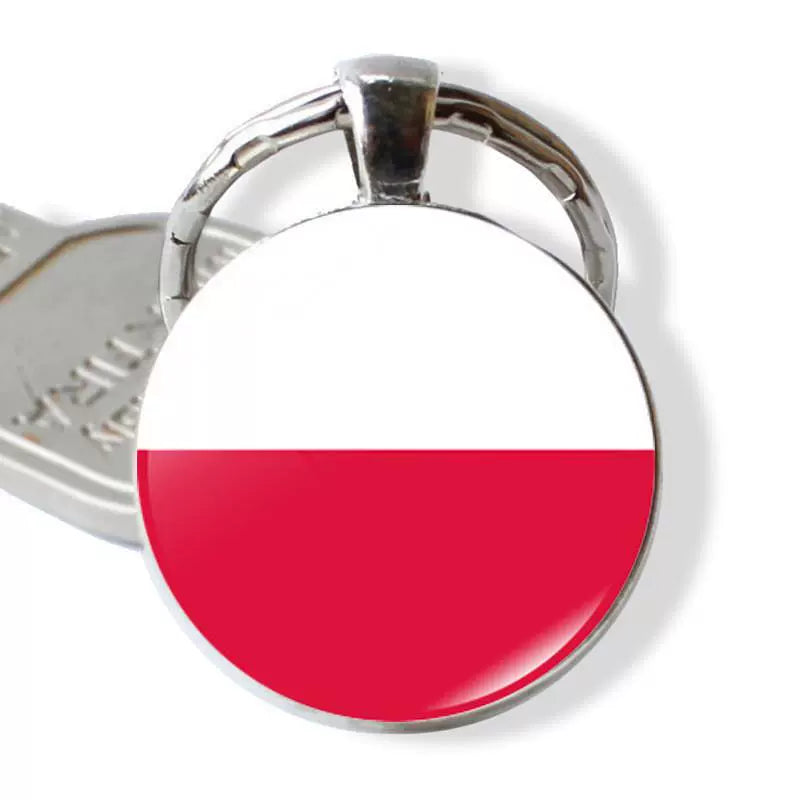 New Arrival Ukraine Russia US Keychain Pendant Cross-Border New Accessories Metal Key Ring Creative Gift