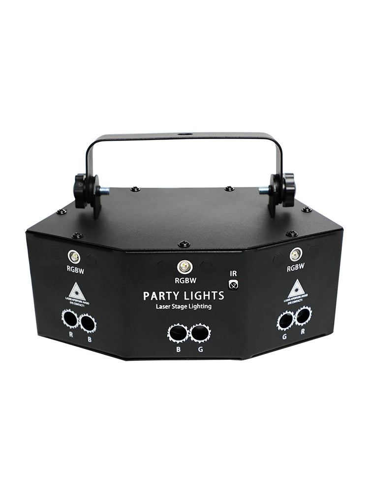 9 Eyes Laser Light Rotate Colored Lights KTV Flash Laser Strobe For Home Disco Stage Lighting Bar Ambience Light