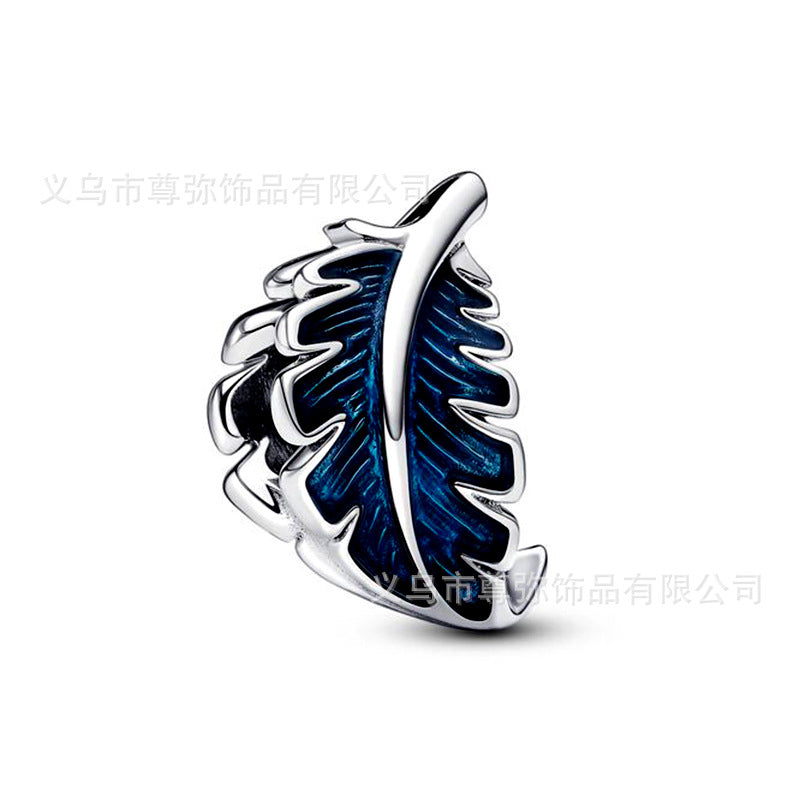 Diy handmade beaded star moon owl turtle hanging blue zinc alloy jewelry wholesale