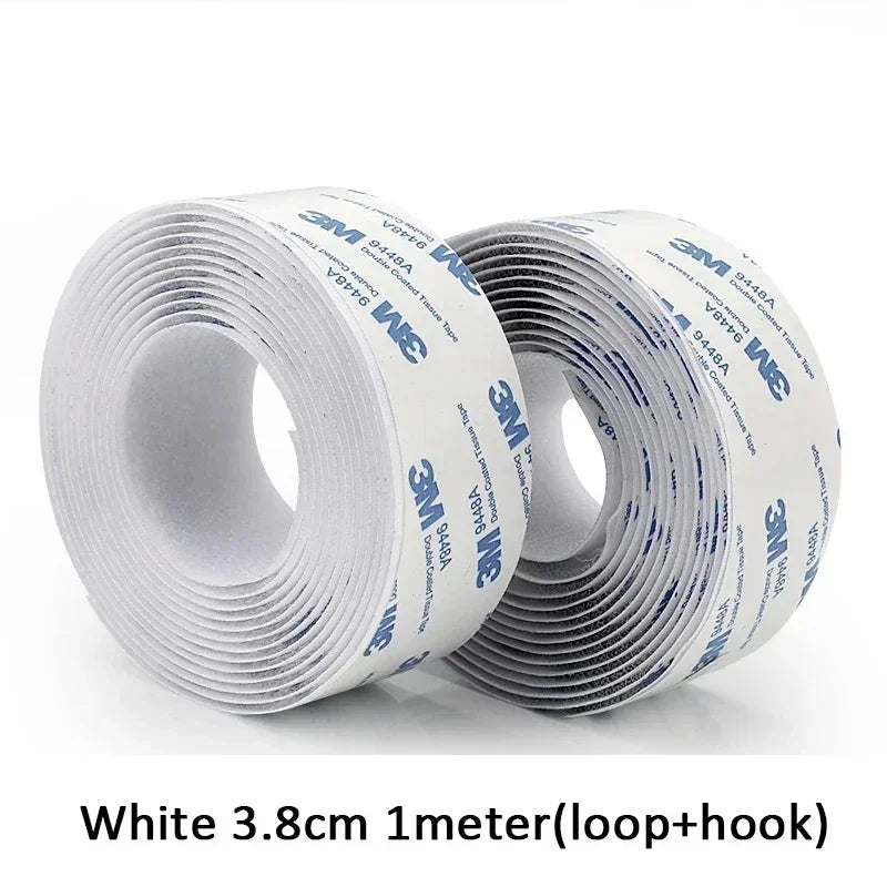1M Extra Strong Self Adhesive Hook and Loop Fastener Tape Nylon Sticker Self Adhesive Strips DIY Craft 16/20/25/30/35/50mm