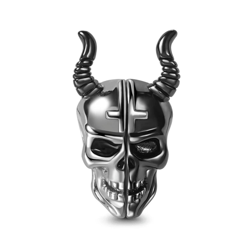 Halloween Dark Demons Pumpkin Bat 925 Sterling Silver Bead Charm Hang Fit Original Bracelet Necklace DIY Fashion Jewelry Making﻿