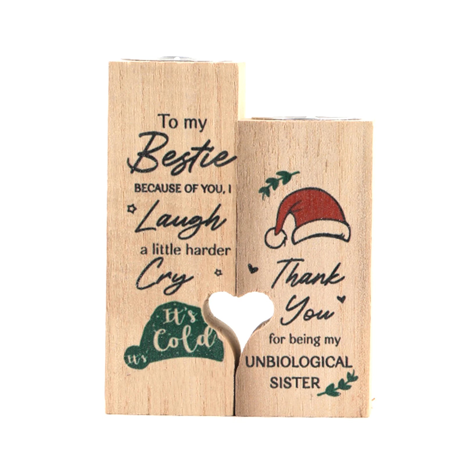 Engraved Heart Decorative Candle Holders Corrosion Resistant and Durable Candlesticks Suitable for Christmas and Halloween