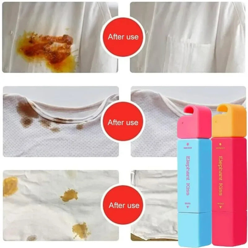Double Head Instant Stain Treater Stick Portable Stain Remover Pen White Clothes Washing Free Grease Pen Emergency Cleaning Tool