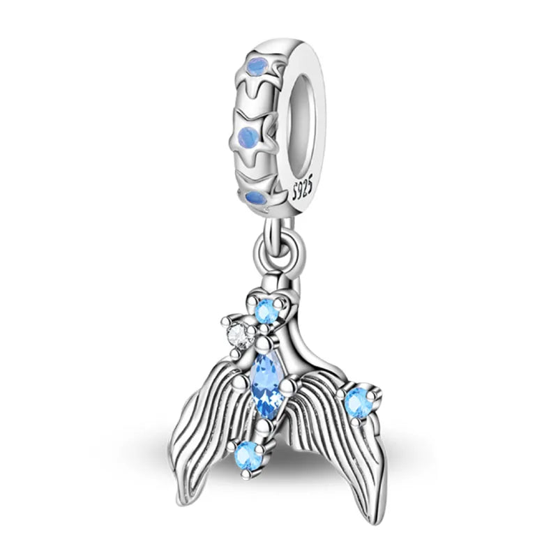 Ocean Trendy 925 Silver Dolphin Crab Boat Beach Charms Beads Fit 3mm Original Bracelets DIY Thoughtful Fine Jewelry Making Gifts